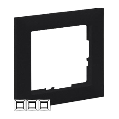 Рамка 3 поста - Suno - антрацит