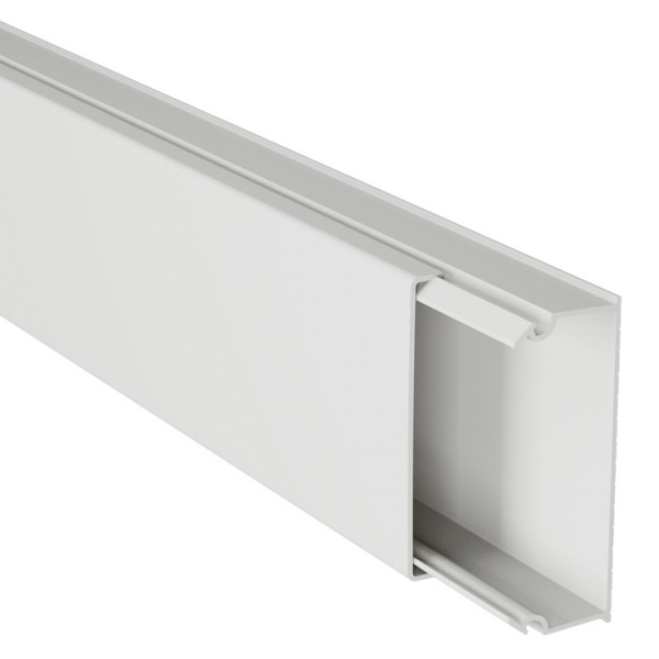 Мини-канал - DLP-S - 50x20 мм с крышкой - 2 метра - белый