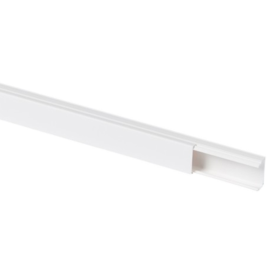 Мини-канал - DLP-S - 32x16 мм с крышкой - самоклей - 2 метра - белый