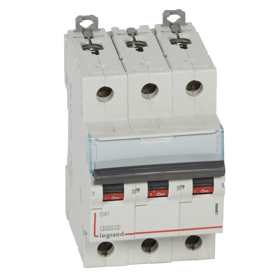 Автоматический выключатель - DX³ 6000 3P, C50A