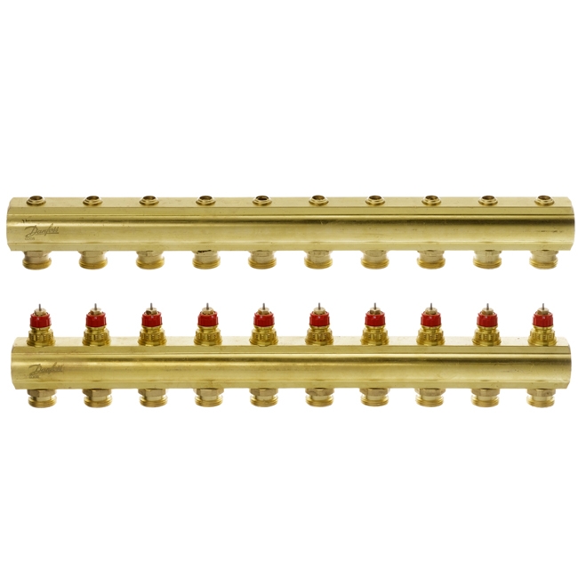 Распределительный коллектор с настройкой - Manifold 10+10