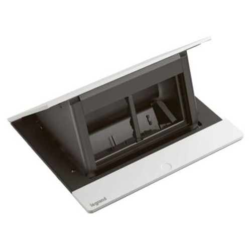 Выдвижной розеточный блок - 4 модуля - белый