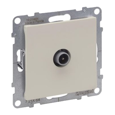 Розетка TV-звезда 1.5 дБ - Suno - слоновая кость