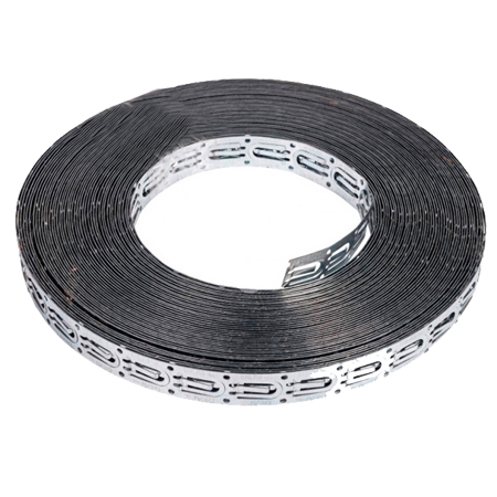 Лента монтажная оцинкованная - 20 метров, шаг 1.7 см - HIF