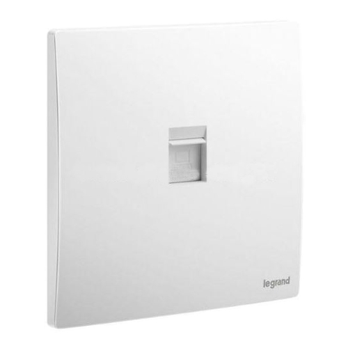 Розетка RJ45 6e UTP - Mallia - Matt White