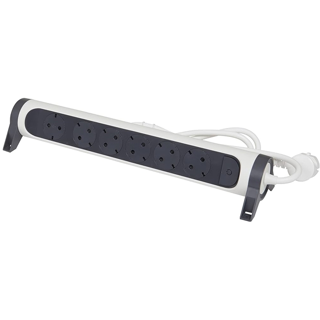 Многорозеточный блок ''Комфорт'' 6 x 2К+З - с кабелем длиной 1,5 м