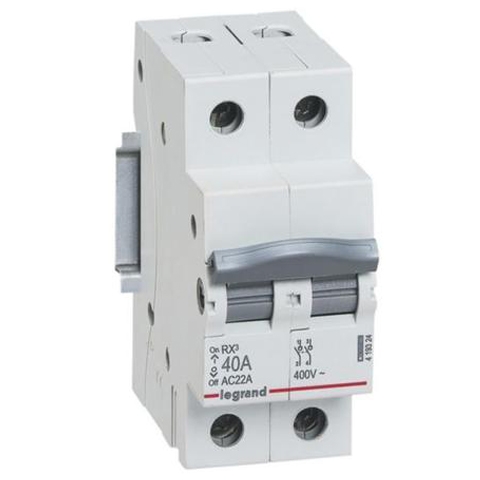 Выключатель - разъединитель - RX³ 2P, 40A