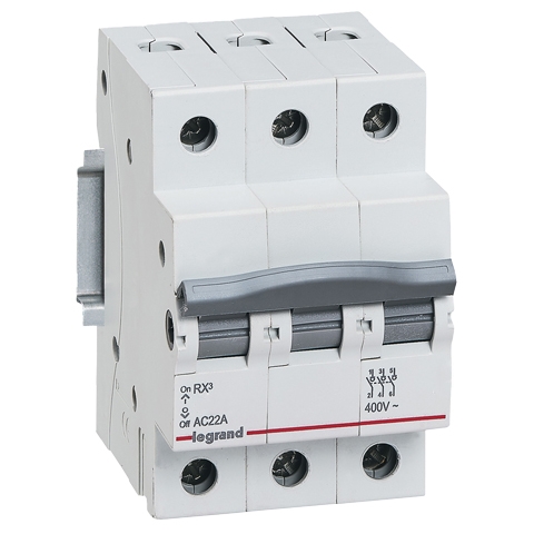 Выключатель - разъединитель - RX³ 3P, 63A