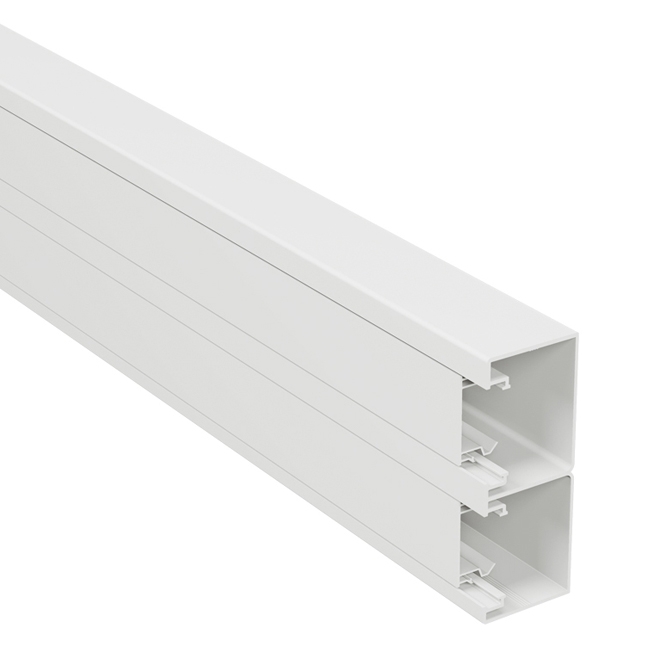 Кабель-канал - DLP-S - 130x50 мм с крышкой 45 мм - 2 метра - белый