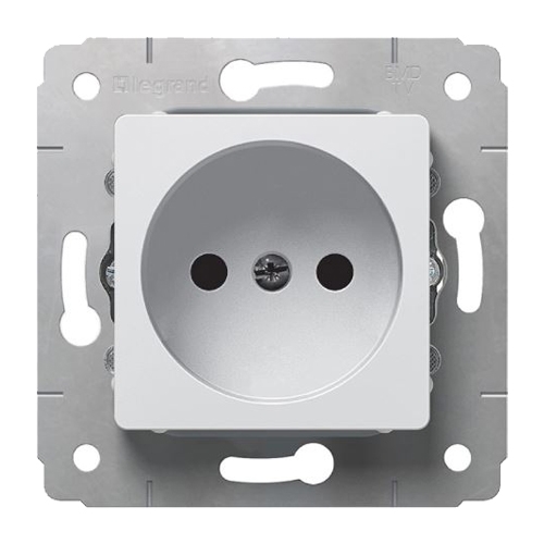 Розетка 2K - Cariva - белый