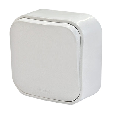 Переключатель одноклавишный - Forix - белый