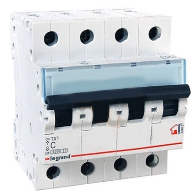 Автоматический выключатель - TX3 6000 4P, C25A BIC