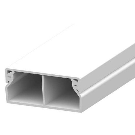 Кабель-канал - JSL - 40x17 мм с перегородкой - 2 метра - белый