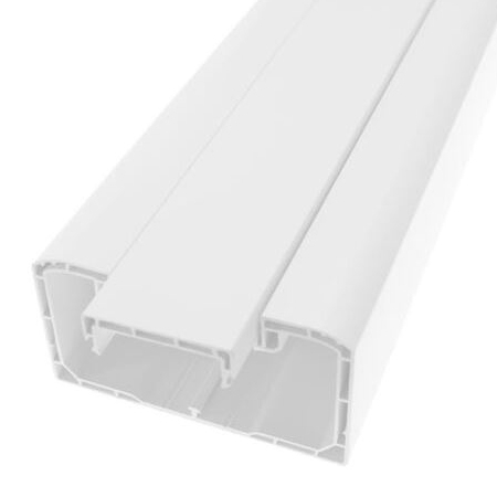 Кабель-канал - JSL - 100x54 мм 2 секции - 2 метра - белый