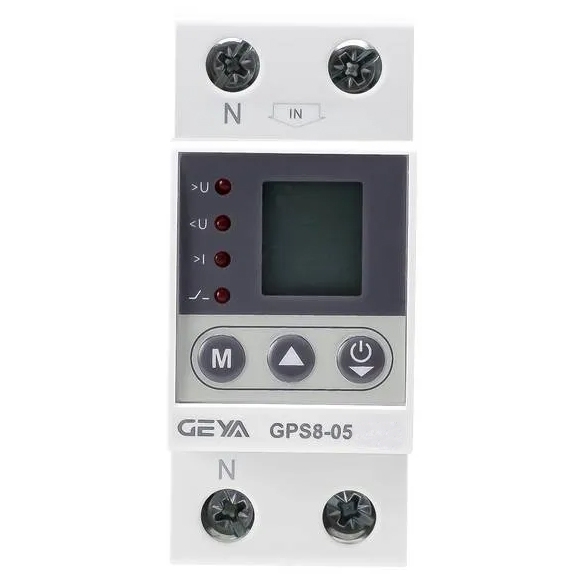 Реле напряжения и тока GPS8-06 с Wi-Fi 63A - GEYA