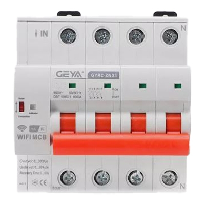 Автоматический выключатель GYRC-ZN03 с Wi-Fi - 4P 100A - GEYA