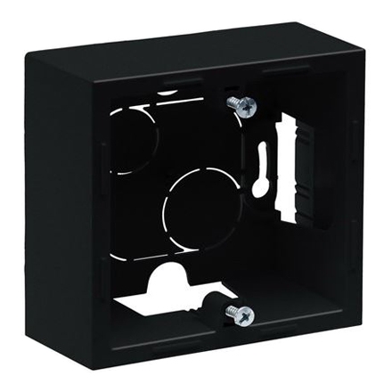 Коробка накладного монтажа - 1 пост - Suno - антрацит