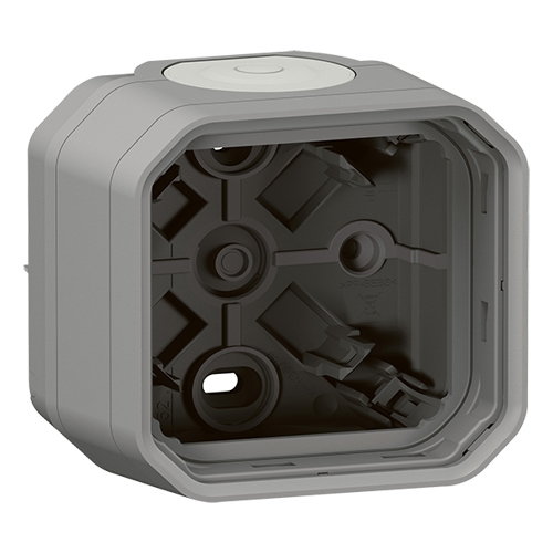 Коробка 1 пост - Plexo IP55 - серый
