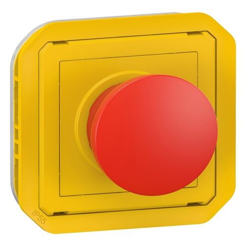 Кнопка экстренного отключения - Plexo IP55 - желтый/красный