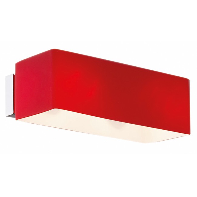 Бра - Ideal Lux Box AP2 Rosso