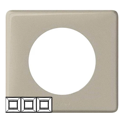 Рамка 3 поста - Celiane - светло-бежевый