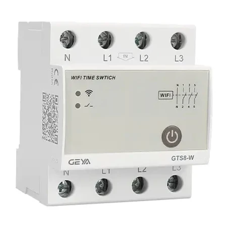 Wi-Fi коммутатор / выключатель GTS8-W-4P 80A - GEYA