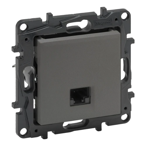 Розетка RJ45 5e UTP - Niloe Step - сталь