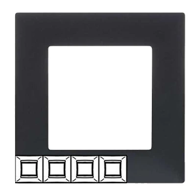Рамка 4 поста - Niloe Step - чёрный