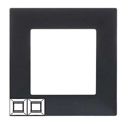 Рамка 2 поста - Niloe Step - чёрный