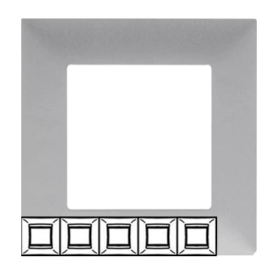 Рамка 5 постов - Niloe Step - алюминий