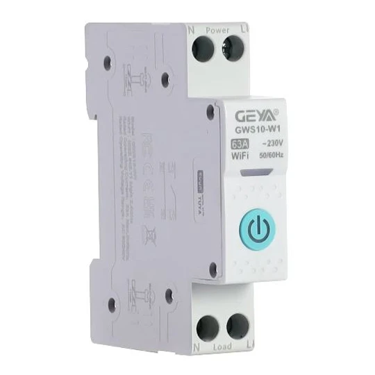 Автоматический выключатель с Wi-Fi - GWS10-W1 63A - GEYA