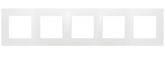 Рамка 5 постов - Niloe/Etika - белый