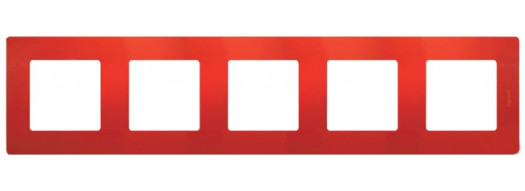 Рамка 5 постов - Niloe/Etika - красный