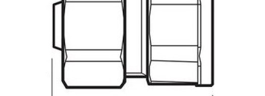 Фитинг прямой 20х3/4 с внутренней резьбой - F.I.V."