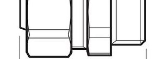 Фитинг прямой 20х3/4 с внешней резьбой - F.I.V."