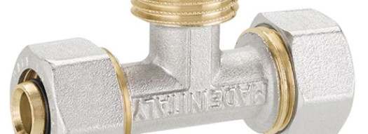 Фитинг Т-образный 16х1/2х16 с наружной резбой - F.I.V."