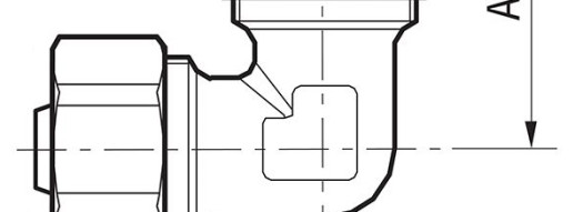 Фитинг угловой 16х16- F.I.V.