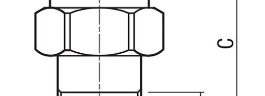 Муфта прямая с внутренней и наружной резьбой 3/4" - F.I.V.