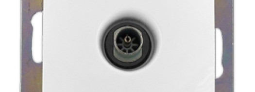 ТВ розетка звезда - Valena - белый