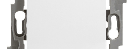 Переключатель одноклавишный - Niloe - белый