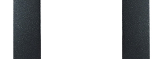 Рамка 1 пост - Niloe/Etika - черный глянец