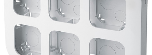 Установочный блок 6 постов - Forix - белый