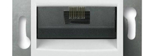 Телефонная розетка RJ11 - Cariva - белый