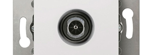 Розетка TV звезда - Cariva - белый