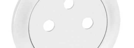 Лицевая панель для розетки 2К - Celiane - белый