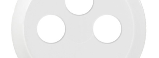 Лицевая панель для розетки TV-FM-SAT - Celiane - белый