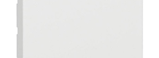 Заглушка - 2 модуля - Mosaic - белый