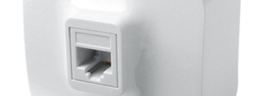 Розетка RJ45 - 5e UTP - Forix - белый