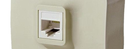 Розетка RJ45 - 5e UTP - Forix - слоновая кость