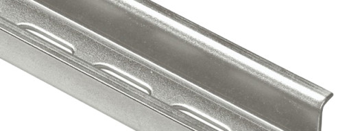 Нарезаемая рейка с отверстиями глубиной 15 мм-длина 2 м